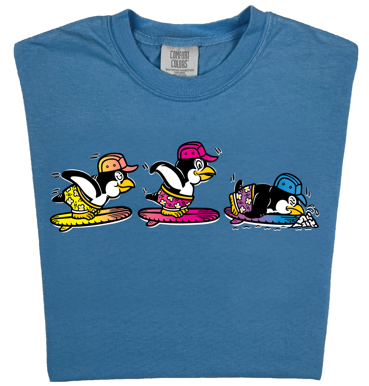 LAZY BUTT PENGUINS SNOW SKIING - LAZY BUTT CLUB
