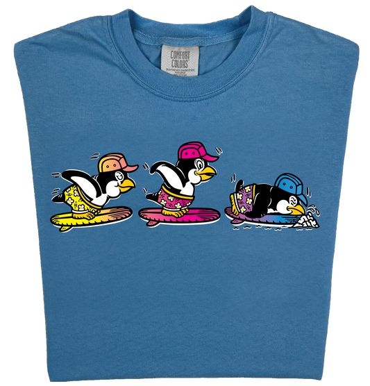 LAZY BUTT PENGUINS SNOW SKIING - LAZY BUTT CLUB