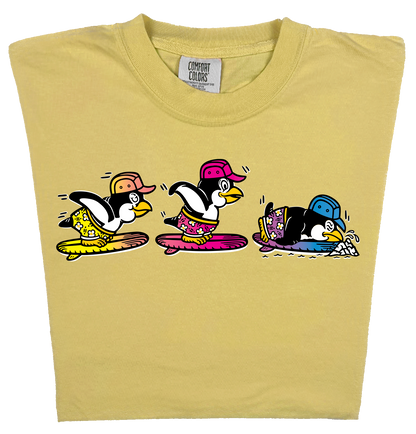 LAZY BUTT PENGUINS SNOW SKIING - LAZY BUTT CLUB
