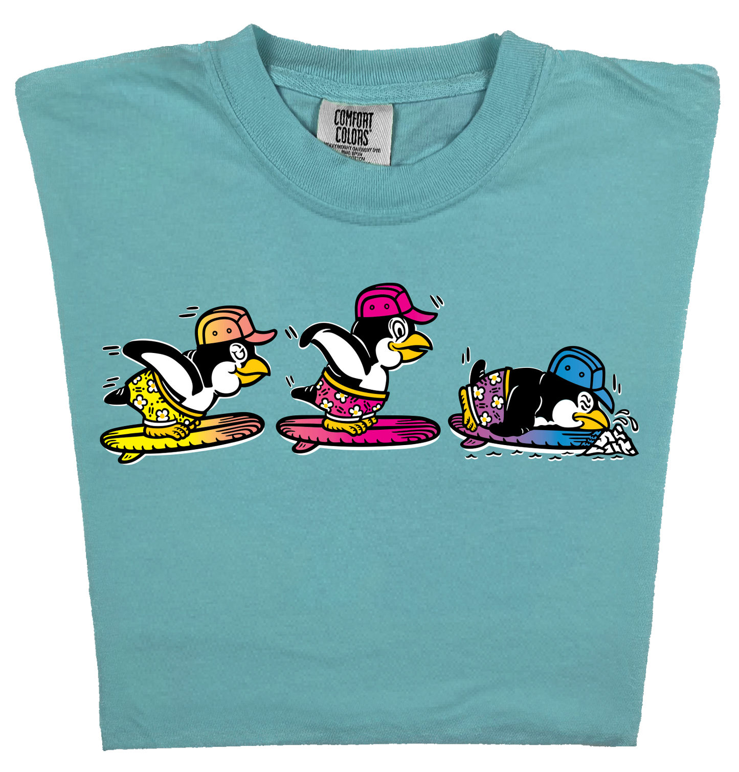 LAZY BUTT PENGUINS SNOW SKIING - LAZY BUTT CLUB