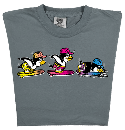 LAZY BUTT PENGUINS SNOW SKIING - LAZY BUTT CLUB
