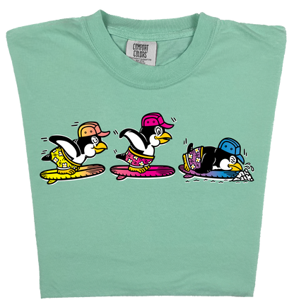 LAZY BUTT PENGUINS SNOW SKIING - LAZY BUTT CLUB