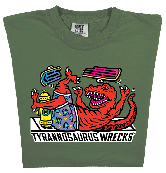 SKATING TYRANNOSAURUS WRECKS
