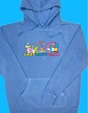 Lazy Camping Pigment Dyed Hoodie sweatshirt