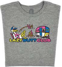 Load image into Gallery viewer, Lazy Butt Club Camping T-shirt
