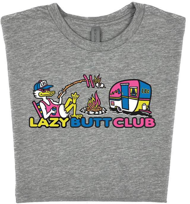 Lazy Butt Club Camping T-shirt