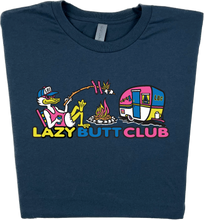 Load image into Gallery viewer, Lazy Butt Club Camping T-shirt