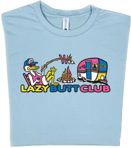Lazy Butt Club Camping T-shirt
