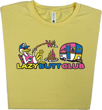 Load image into Gallery viewer, Lazy Butt Club Camping T-shirt