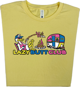 Lazy Butt Club Camping T-shirt