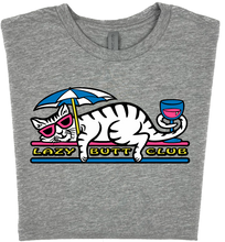 Load image into Gallery viewer, Lazy Cat T-Shirt lazy butt club