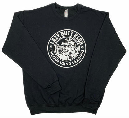 Lazy Butt Club Circle Crewneck Sweatshirt