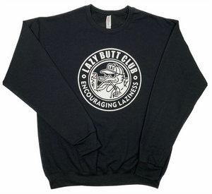 Lazy Butt Club Circle Crewneck