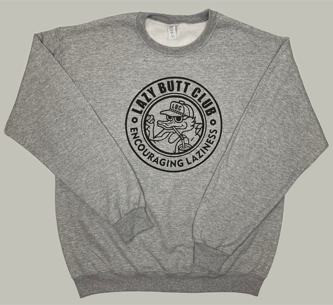 Lazy Butt Club Circle Crewneck