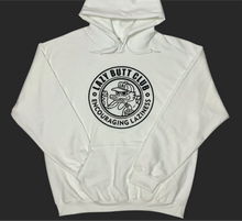 Load image into Gallery viewer, Lazy Butt Club Circle Hoodie (Print on Front)