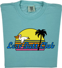 Load image into Gallery viewer, Lazy Sunset Pelican &quot;garment dyed&quot; T-shirt lazy butt club