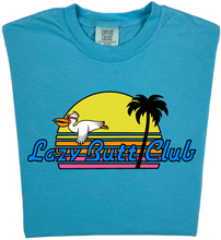 Load image into Gallery viewer, Lazy Sunset Pelican &quot;garment dyed&quot; T-shirt lazy butt club