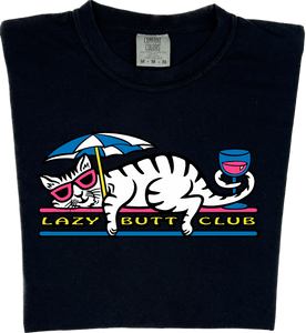Lazy Cat "garment dyed" T-shirt