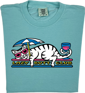 Lazy Cat "garment dyed" T-shirt