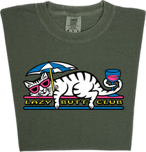 Load image into Gallery viewer, Lazy Cat &quot;garment dyed&quot; T-shirt