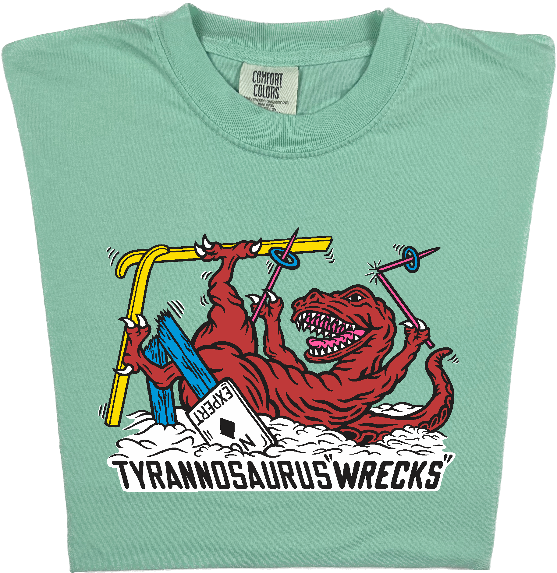 Skiing Tyrannosaurus Wrecks