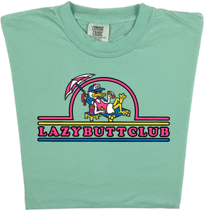 Lazy Butt Club "garment dyed" T-shirt