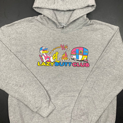 Lazy Butt Club Camping Hoodie sweatshirt