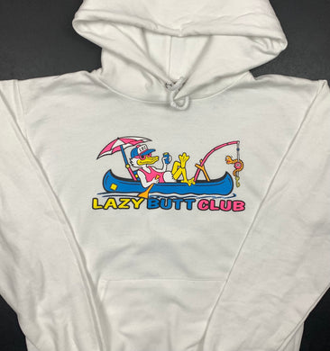 Lazy Butt Club Fishing Hoodie Sweatshirt