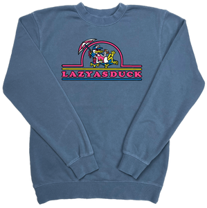 LAZY AS DUCK "pigment dyed" Crewneck Sweatshirt