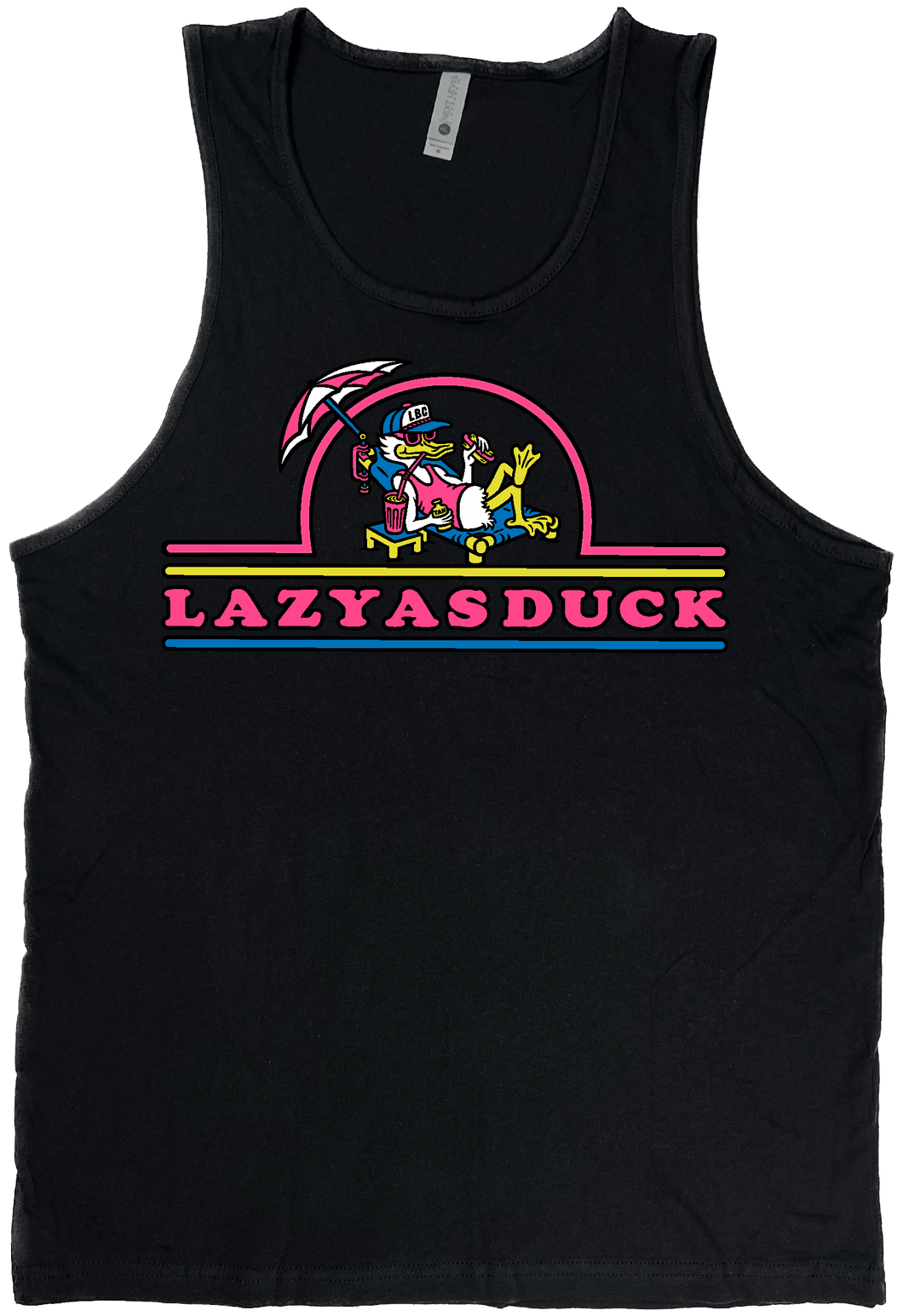 LAZY AS DUCK Tank Top