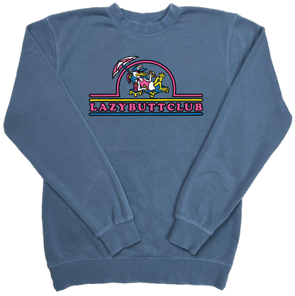 Lazy Butt Club "pigment dyed" Crewneck Sweatshirt