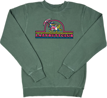 Lazy Butt Club "pigment dyed" Crewneck Sweatshirt