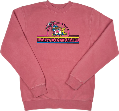 Lazy Butt Club "pigment dyed" Crewneck Sweatshirt