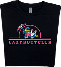 Load image into Gallery viewer, Lazy Butt Club T-shirt (Print on Front)
