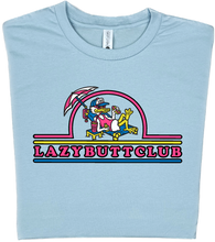 Load image into Gallery viewer, Lazy Butt Club T-shirt (Print on Front)