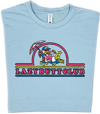 Lazy Butt Club T-shirt (Print on Front)