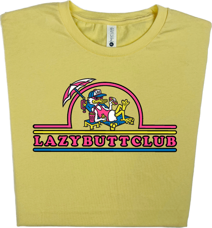 Lazy Butt Club T-shirt (Print on Front)