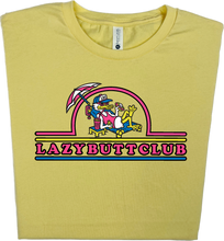 Load image into Gallery viewer, Lazy Butt Club T-shirt (Print on Front)