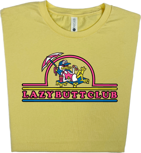 Lazy Butt Club T-shirt (Print on Front)