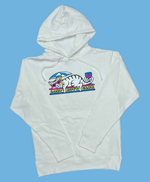 Lazy Cat Hooded Sweatshirt lazy butt club hoodie