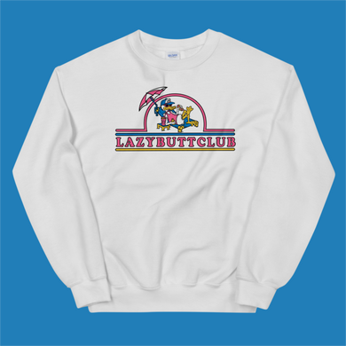 Lazy Butt Club Crewneck Sweatshirt