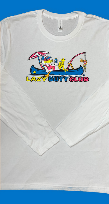 Lazy Fishing Long Sleeve T-shirt lazy butt club