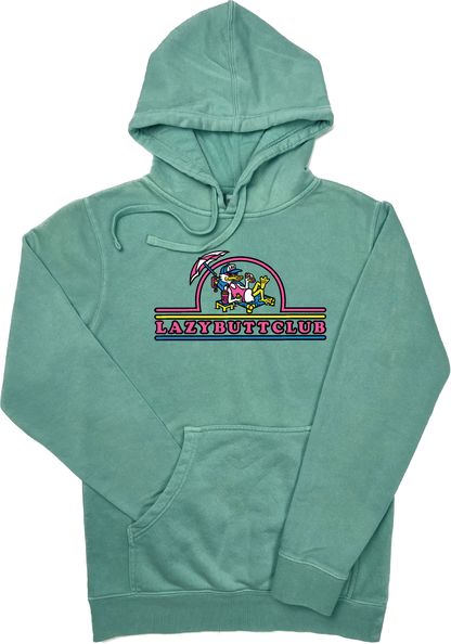 Lazy Butt Club "Pigment Dyed" sweatshirt Hoodie
