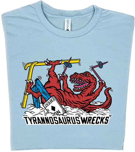 Skiing Tyrannosaurus 