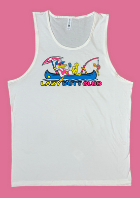 Lazy Butt Club Fishing Tank Top