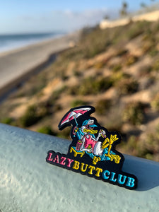 Lazy Butt Club Pins