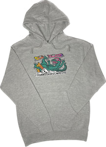 Snowboarding T-Wrecks Tyrannosaurus T-rex Dino  Sweatshirt Hoodie