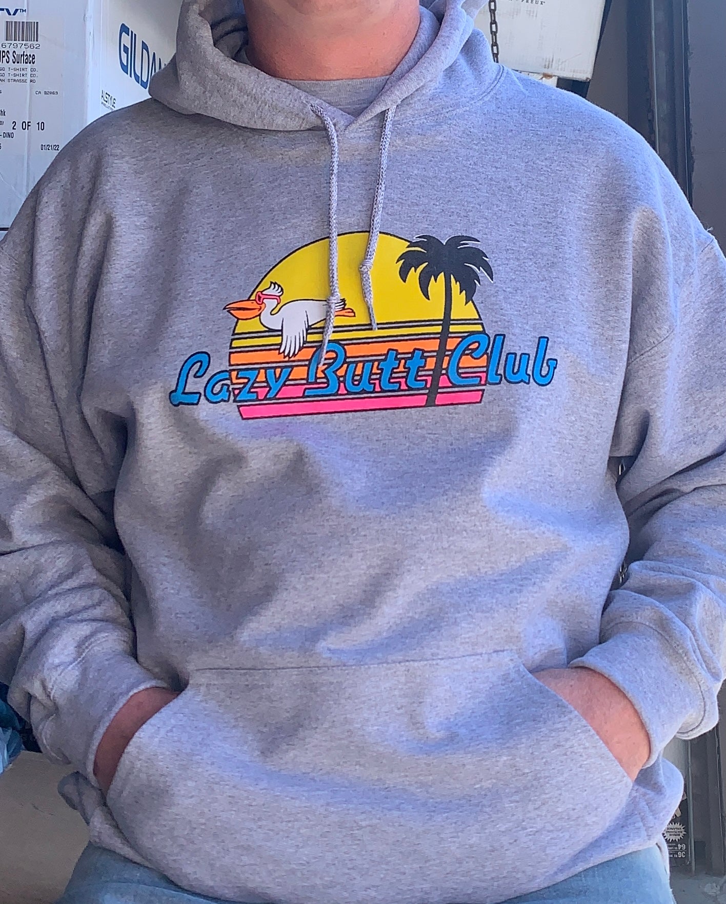 LBC Sunset Pelican sweatshirt Hoodie
