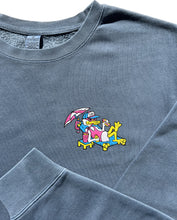Load image into Gallery viewer, Lazy Duck (no words) &quot;pigment dyed&quot; Crewneck Sweatshirt