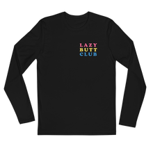 Load image into Gallery viewer, Lazy Butt Club, Long-sleeve, t-shirt (Front &amp; Back)